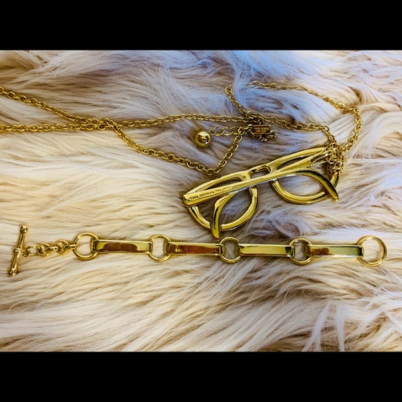 kate spade Jewelry - Kate Spade 14k read between the lines necklace.
